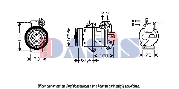 AKS DASIS kompresorius, oro kondicionierius 851846N